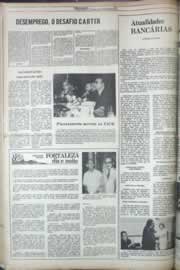 Página do jornal Correio do Ceará de janeiro de 1977