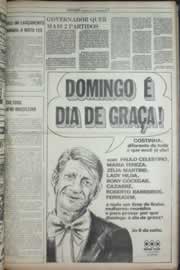 Página do jornal Correio do Ceará de janeiro de 1977