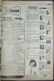 Página do jornal Correio do Ceará de janeiro de 1977