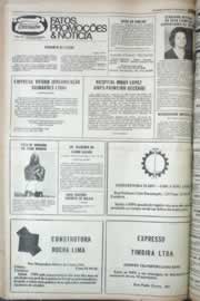 Página do jornal Correio do Ceará de janeiro de 1977