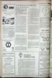 Página do jornal Correio do Ceará de janeiro de 1977