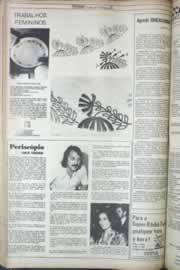 Página do jornal Correio do Ceará de janeiro de 1977