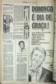 Página do jornal Correio do Ceará de janeiro de 1977