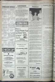 Página do jornal Correio do Ceará de janeiro de 1977