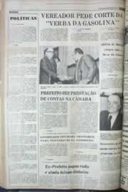 Página do jornal Correio do Ceará de fevereiro de 1977