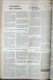 Página do jornal Correio do Ceará de fevereiro de 1977