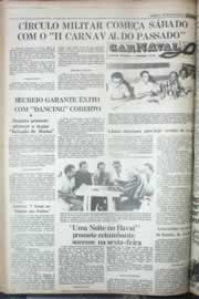 Página do jornal Correio do Ceará de fevereiro de 1977