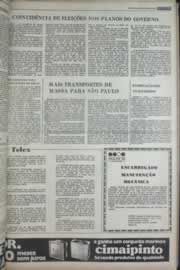 Página do jornal Correio do Ceará de fevereiro de 1977