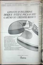 Página do jornal Correio do Ceará de fevereiro de 1977