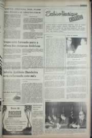 Página do jornal Correio do Ceará de fevereiro de 1977