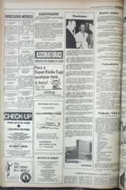 Página do jornal Correio do Ceará de fevereiro de 1977