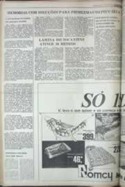 Página do jornal Correio do Ceará de fevereiro de 1977