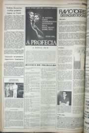 Página do jornal Correio do Ceará de fevereiro de 1977