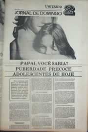 Página do jornal Correio do Ceará de fevereiro de 1977