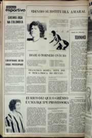 Página do jornal Correio do Ceará de fevereiro de 1977