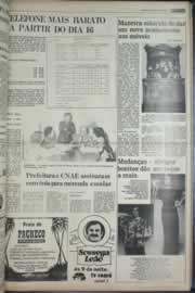 Página do jornal Correio do Ceará de fevereiro de 1977