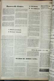 Página do jornal Correio do Ceará de fevereiro de 1977