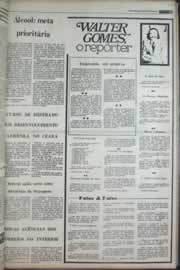 Página do jornal Correio do Ceará de fevereiro de 1977