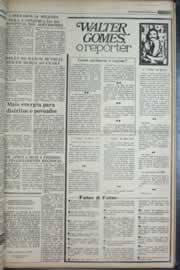 Página do jornal Correio do Ceará de fevereiro de 1977