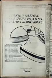 Página do jornal Correio do Ceará de fevereiro de 1977