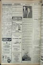Página do jornal Correio do Ceará de fevereiro de 1977