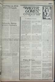 Página do jornal Correio do Ceará de fevereiro de 1977