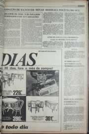Página do jornal Correio do Ceará de fevereiro de 1977