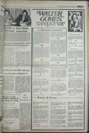 Página do jornal Correio do Ceará de fevereiro de 1977