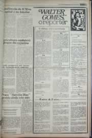 Página do jornal Correio do Ceará de fevereiro de 1977