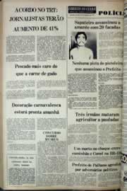 Página do jornal Correio do Ceará de fevereiro de 1977