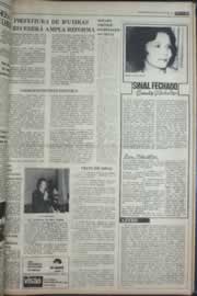 Página do jornal Correio do Ceará de fevereiro de 1977