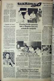 Página do jornal Correio do Ceará de fevereiro de 1977