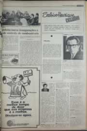 Página do jornal Correio do Ceará de fevereiro de 1977