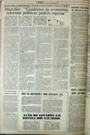 Página do jornal Correio do Ceará de fevereiro de 1977