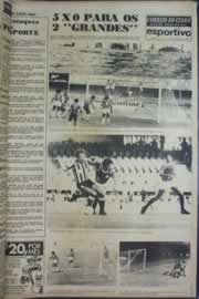 Página do jornal Correio do Ceará de fevereiro de 1977