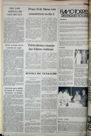 Página do jornal Correio do Ceará de março de 1977