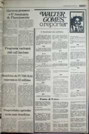 Página do jornal Correio do Ceará de março de 1977