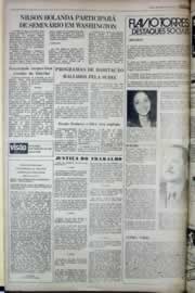 Página do jornal Correio do Ceará de março de 1977