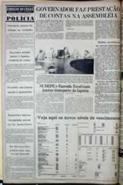 Página do jornal Correio do Ceará de março de 1977