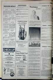 Página do jornal Correio do Ceará de março de 1977