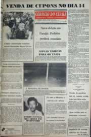Página do jornal Correio do Ceará de março de 1977