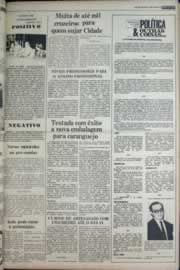 Página do jornal Correio do Ceará de março de 1977