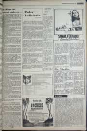 Página do jornal Correio do Ceará de março de 1977