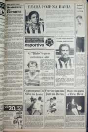 Página do jornal Correio do Ceará de março de 1977