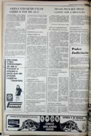Página do jornal Correio do Ceará de março de 1977
