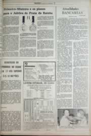 Página do jornal Correio do Ceará de março de 1977