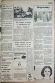 Página do jornal Correio do Ceará de março de 1977