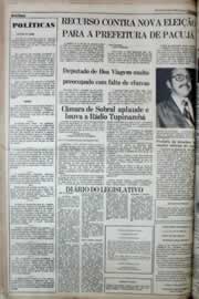 Página do jornal Correio do Ceará de março de 1977