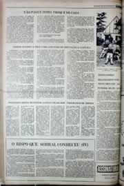 Página do jornal Correio do Ceará de março de 1977