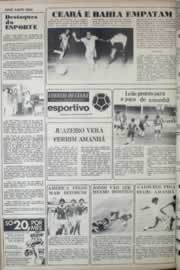 Página do jornal Correio do Ceará de março de 1977